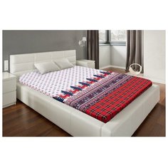 Простыня на резинке Этель 140*200*25 см, "Зимняя сказка", 100% хлопок, бязь, 125 г/м² 5266675