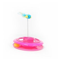 Игрушка для кошек "Happy Hoop", розовая, 26см DUVO+ (Бельгия)