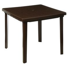 Стол квадратный, 800 х 800 х 740 мм, цвет коричневый Сима ленд