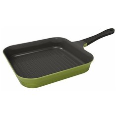 Сковорода-гриль Frybest Oliva G28l, 28х28 см, зеленый/черный
