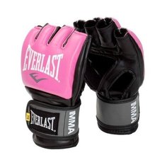 Тренировочные перчатки Everlast Pro Style Grappling для MMA розовый S/M