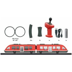 Стартовый набор железной дороги Marklin "Marklin my World. Электричка LINT", арт. 029100