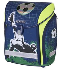 Herlitz Ранец New Midi Kick It, синий/зеленый/желтый