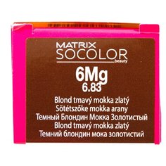 Matrix Socolor Beauty стойкая крем-краска для волос, 6Mg темный блондин мокка золотистый, 90 мл