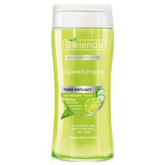 Bielenda Матирующий тоник для лица Огурец и Лайм Bouquet Nature Ogorek & Limonka, 200 мл
