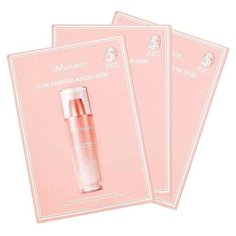 JM Solution увлажняющая маска с протеинами жемчуга и миндальным маслом Glow Luminous Aurora Mask, 30 мл, 3 шт.