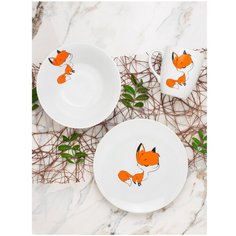 Детский подарочный набор посуды Salad "Лисенок"