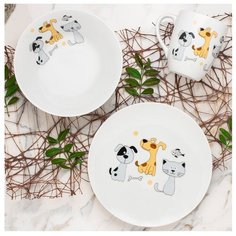 Набор посуды Salad "Кошки и собаки"