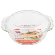 Кастрюля из жаропрочного стекла, 2.0 л, с крышкой, 260х232х105 мм, PERFECTO LINEA (11-200010)