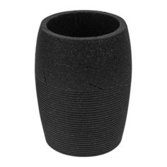 Стакан BLACKSTONE, черный, PERFECTO LINEA (Материал: НАТУРАЛЬНЫЙ КАМЕНЬ, полирезин) (35-005033)