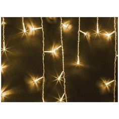 Гирлянда Navigator бахрома NGF-I01-100, 350 см, 100 ламп, теплый белый/прозрачный провод