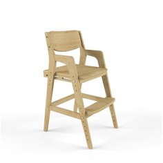 Детский растущий стул "Вуди" 38 Попугаев, Береза