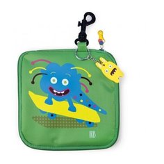 IRIS Barcelona Контейнер SnackRico Sandwich 16х16 см зеленый/монстр