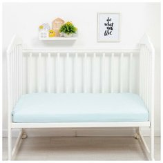 Простыня на резинке "Крошка Я", 60*120+20 см, голубой 5276072