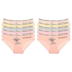 Комплект трусов для девочек 10 шт, 4/5 лет, размер 110/116, щенок Donella