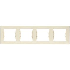 Рамка 4п Schneider ElectricSDN5800747 SEDNA, бежевый