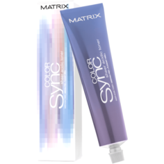 Matrix Color Sync тонер для волос на кислотной основе без аммиака Sheer acidic toner, брюнет пепельный, 90 мл