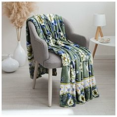 Плед Аделис диз.Белла 180х200см, велсофт 280г/м, пэ100% 6343582 Адель