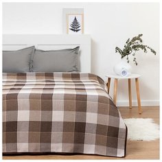 Покрывало, 140х200см, бел/беж/кор №3 9009499 30%хлопок, 70%пэ 6708731 Vladi