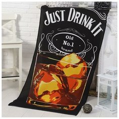 Полотенце -Панно Виски (пакет) 80х150 см, вафля, хлопок 100%, 170г/м2 6074270 Domo Vita