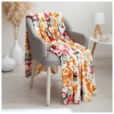 Плед Аделис диз.Наследие 200х220см, велсофт 280г/м, пэ100% 6343569 Адель