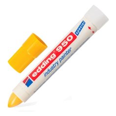 Маркер для промышленной графики Edding E-950 желтый, пигментная паста, 10 мм {E-950#5}