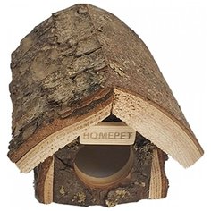 Домик для грызунов деревянный HOMEPET (16*12*10,5см). (Избушка )