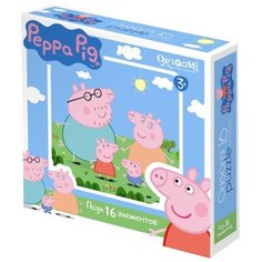 Пазл Origami Peppa Pig Семья Пеппы (01576), 16 дет.