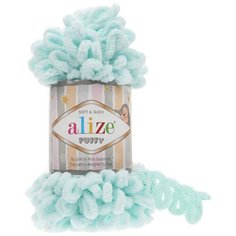 Пряжа Alize Puffy светлая мята (15)