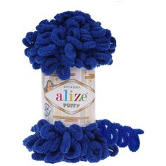 Пряжа Alize Puffy синий (141)