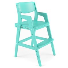 Стул детский регулируемый по высоте "Робин WOOD ВУДИ" Аква 38 Попугаев