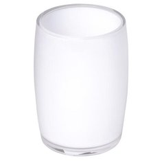 Стакан для зубных щёток DeНАСТИЯ, белый (овал)