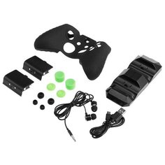 Dobe Комплект аксессуаров Super Kit для консоли Xbox One/One X/One S (TYX-1752) черный 2