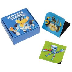 ArtFox Набор магнитных закладок 10 шт в коробке "Загружай знания"