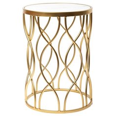 Столик интерьерный с мрамором 32x32x45 см ГЛАСАР