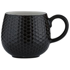 Чашка Embossed 350 мл черная Mason Cash