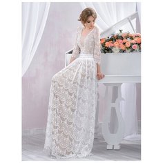 Свадебное платье To Be Bride размер 44 бежевый