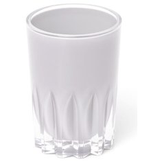 Стакан для зубных щёток DeNASTIA, серый (граненый) X000043