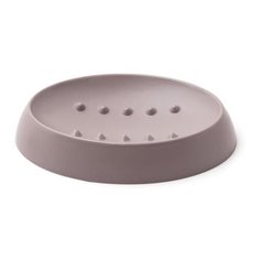 Мыльница DeNASTIA, розовая (под камень) X000057