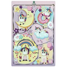 Настольная игра "Пазл-головоломка "Друзья-единорожки" Учитель