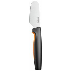 Нож кухонный Fiskars Functional Form 1057546 стальной для масла/сыра лезв.80мм прямая заточка черный / 1480310