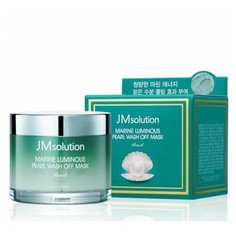 Очищающая смываемая маска с зеленой глиной и морскими минералами JMsolution Marine Luminous Pearl Wash Off Mask , 80 мл