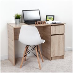 Стол письменный рабочий компьютерный City Дуб сонома 1060х750х500 Letta