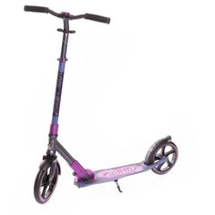 Детский городской самокат Explore Degree 230, черный/фиолетовый