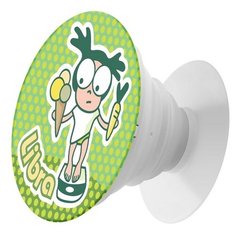 Пластмассовый держатель Krutoff для телефона Попсокет Знак Зодиака мультяшный ВЕСЫ