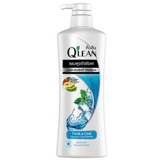 Lion шампунь QLean Anti-Dandruff Fresh and Cool против перхоти Свежесть и прохлада, 340 мл