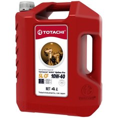 Полусинтетическое моторное масло TOTACHI NIRO OPTIMA PRO Semi-Synthetic SL/CF 10W-40, 4 л