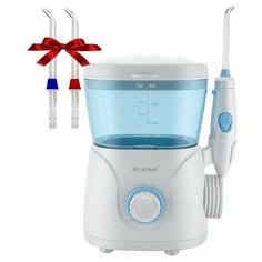Ирригатор Nicefeel FC 166, Белый + Подарок (+2 насадки)