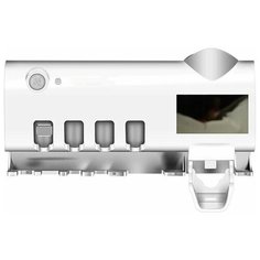 Дезинфицирующий держатель для зубных щеток с дозатором для зубной пасты XS-964 Nuobi