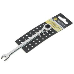 Ключ комбинированный 7х7мм трещоточный с держателем ЭВРИКА